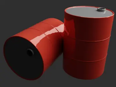 Barrel oil barrels 3D model