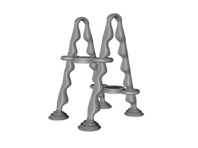 Sci-Fi Ladder 3D model