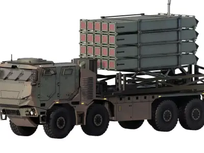 ANTI AIRCRAFT MISSILE SYSTEM 3D model