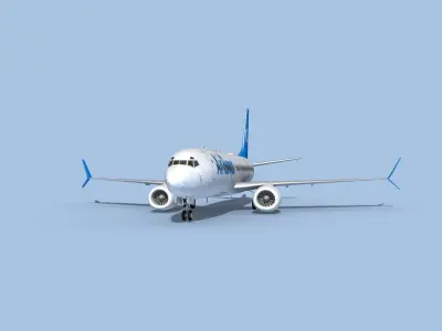 Boeing 737-800 Max Air Europa 3D model