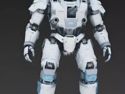 Titan Arctic Sentinel 3D Model Low-poly 3D model