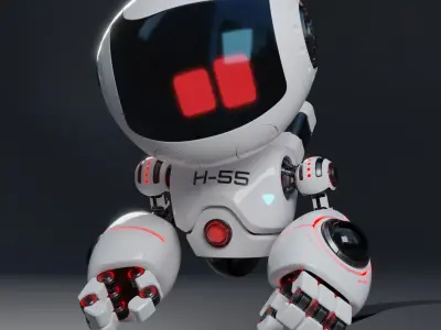 Space Robot 4 3D model