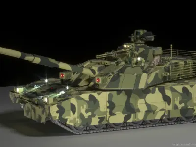Mighty Tank T-90A 3D model