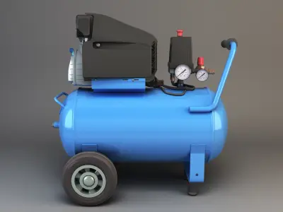 air compressor Low-poly 3D model purchase