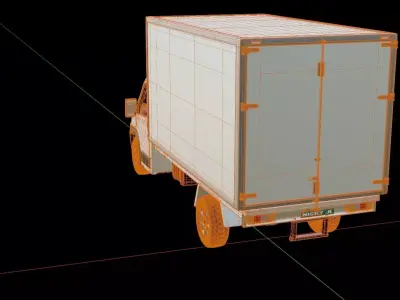 Peugeot Boxer Cargo Truck 3D model