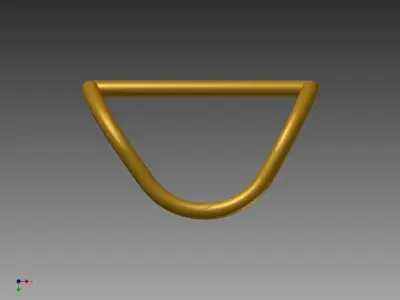 Cassine metal tool 3D model