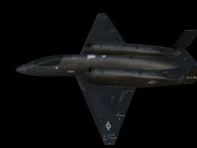 A14-A Wild Wolf Low-poly 3D model