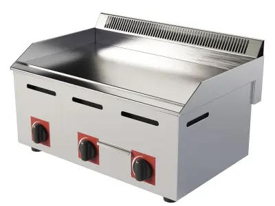 Electric Fryer and Grill Set 3D model