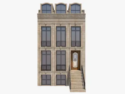 European building 2 3D model