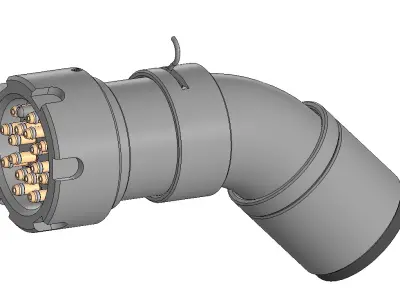 Multi-hose  High pressure hose 3D model
