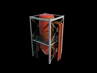 industrial tanks 3D model purchase