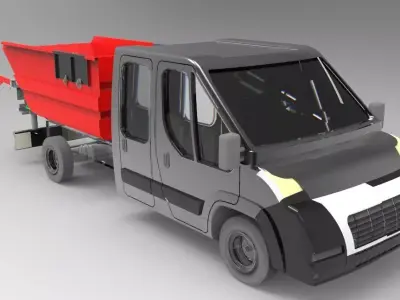 Garbage Truck  minipack 3D model