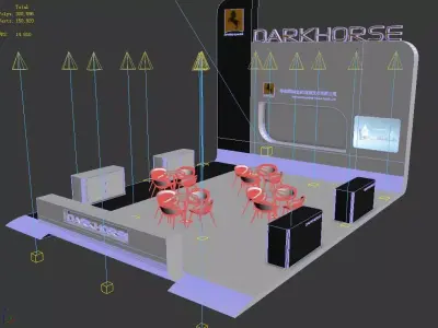 Exhibition - Area - 7X9-3DMAX2012-037 3D model