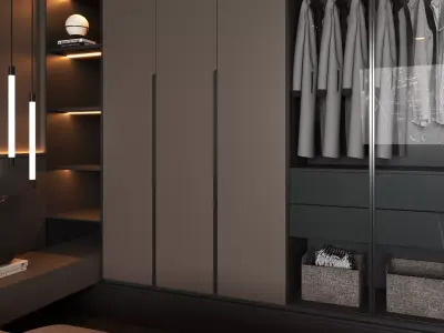 Bedroom interior 08 3D model