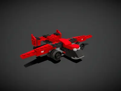 Lego Plane 3D model