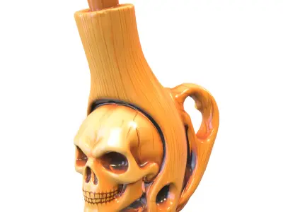 bottles creative Low-poly 3D model