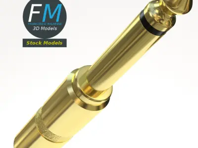Mono jack plug 3D model