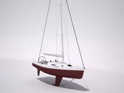 Sailboat J105 3D model