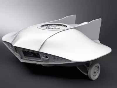 FS1 Flying Sub Scale model  3D print model