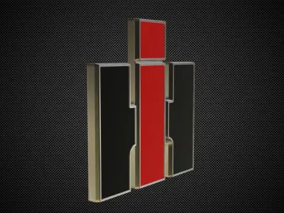 international harvester logo 3D model