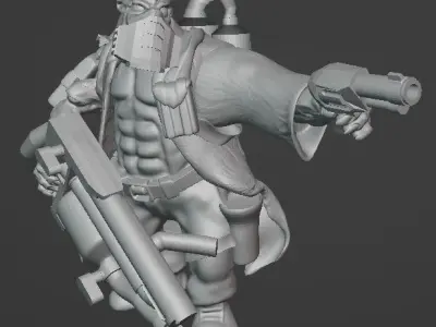 Ork Burner boyz 3D print model