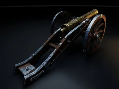 Canon Louis XIV 3D model