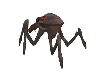 Giant Crab Monster Mutated 3D model