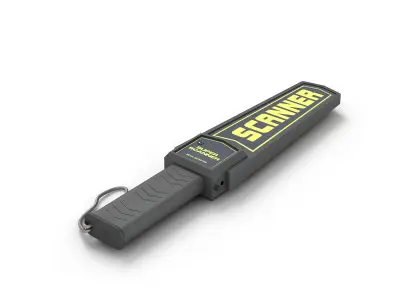 Metal Detector - Handheld 3D model