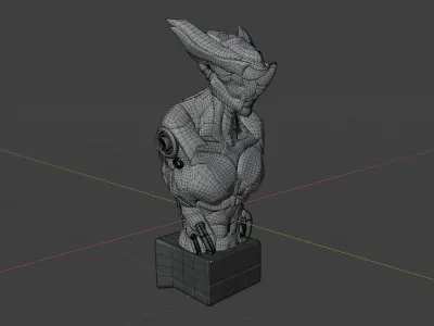 Robot elephant wip 3D model