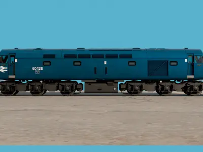 BR Class 40 Low-poly 3D model