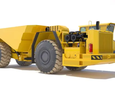 Underground Mining Truck Atlas Copco MT5020 model 3D model