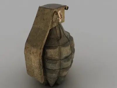Hand Grenade 3D model get