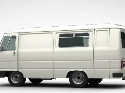 Peugeot J9 Van 1981 3D model