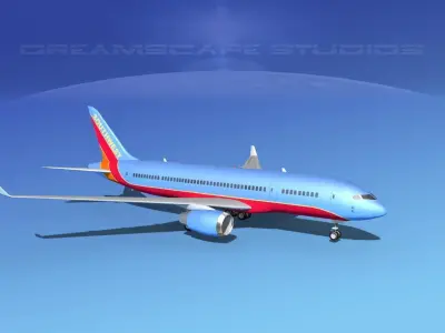 Boeing 787-8 Southwest Airlines 3D model