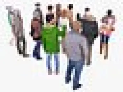 Winter People Collection x13 3D model