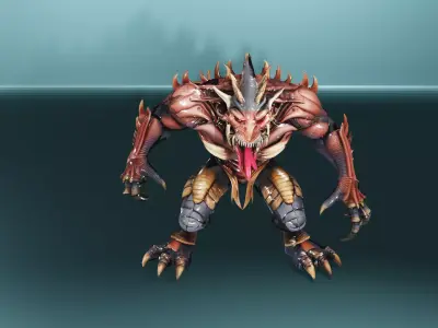 The Abyssal Harbinger of Eternal Nightmares 3D model