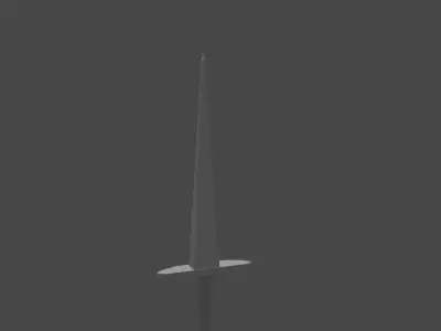 sword game ready Free low-poly 3D model purchase