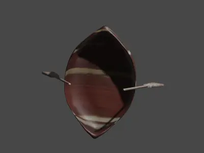 Perahu Dayung 3D model