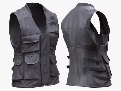 Vest 181 - All MH Bodies - UE5 Skeletons - Rigged Low-poly 3D model