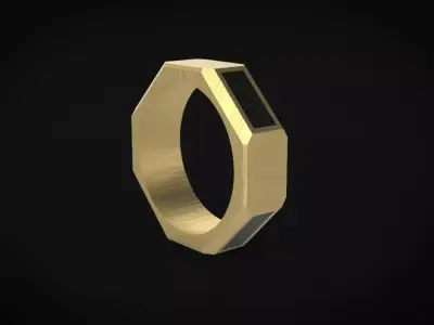 Signet screw ring lms14 3D print model