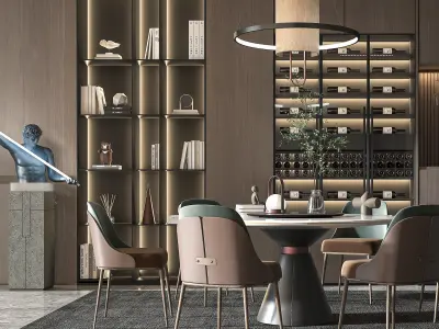 Restaurant Modern Luxury 3D model
