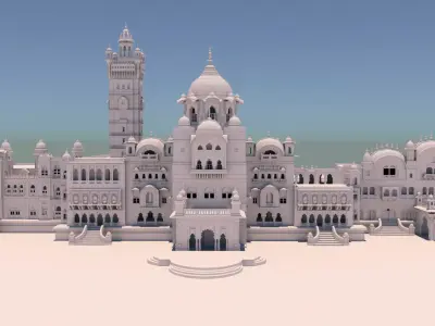 Laxmi Vilas Palace 3D model