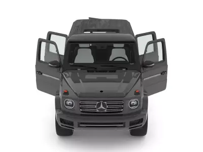 Mercedes AMG G63 with Interior 3D model
