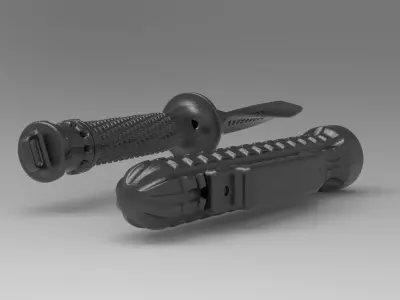 Jagdkommando Knife 3D print model