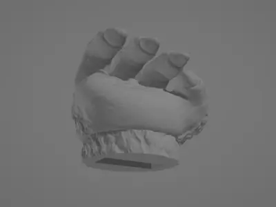 1977 Shogun Godzilla Flying Fist and Mechanism 3D print model
