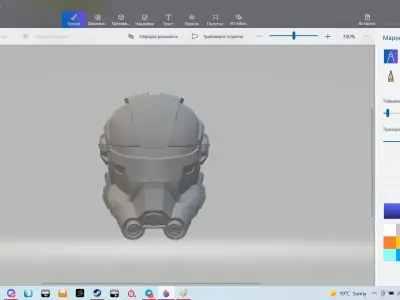 Echo Bad Batch Helmet Model 3D model