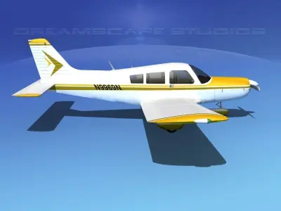 Piper PA-28 V13 3D model