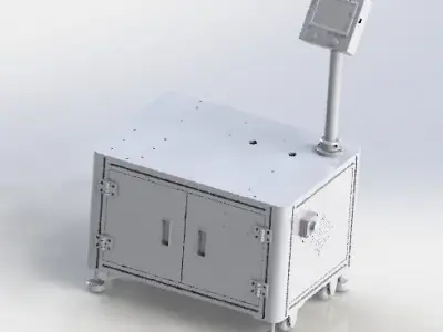 Automatic labeling machine 3D model 2