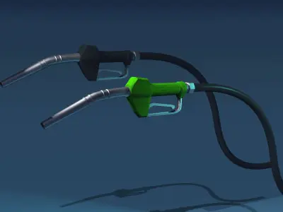 Gas nozzle 3D model