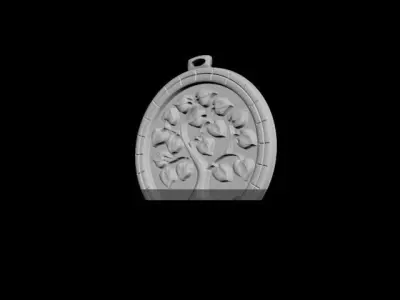 God Tree pendant 3D model